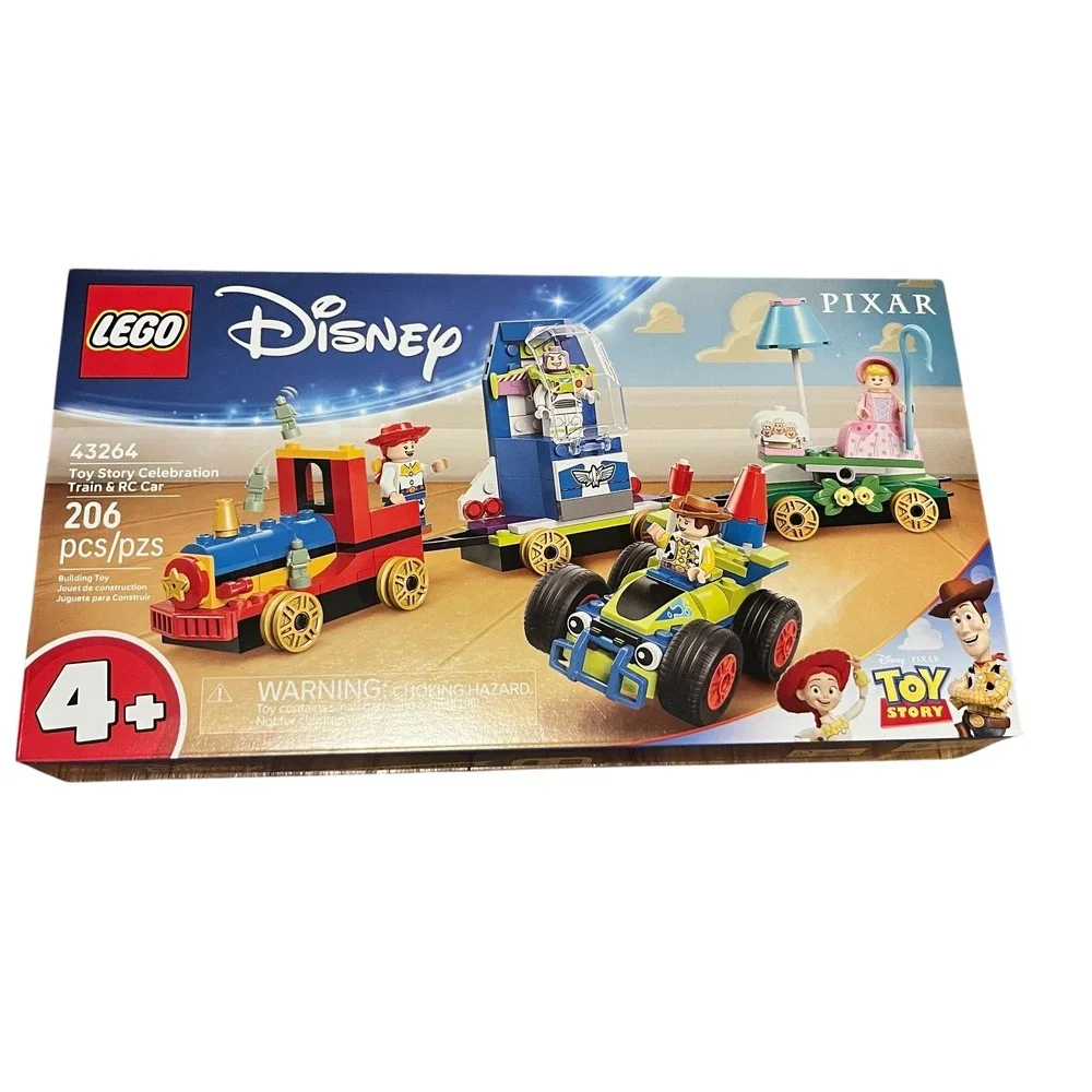 LEGO Disney Toy Story Celebration Train & RC Car 43264 Woody Buzz Jessie 206 Pcs